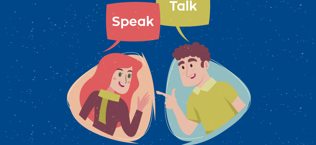 diferença entre speak e talk